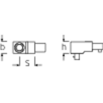 Produktbild von STAHLWILLE® - Vierkant-Einsteckwerkzeug Außen-4kant 3/4" Wkz.Aufn.22x28mm