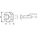 Produktbild von STAHLWILLE® - Maul-Einsteckwerkzeug SW.30mm Wkz.Aufn.22x28mm