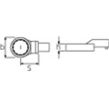 Produktbild von STAHLWILLE® - Ring-Einsteckwerkzeug SW.30mm Wkz.Aufn.22x28mm