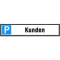 Produktbild von SafetyMarking® - Parkplatzschild 520 x 110mm Alu, "Besucher"