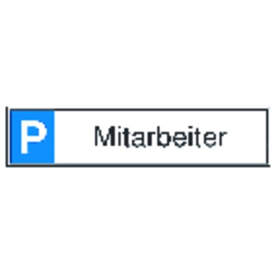 Produktbild von SafetyMarking® - Parkplatzschild 520 x 110mm Alu, "Besucher"