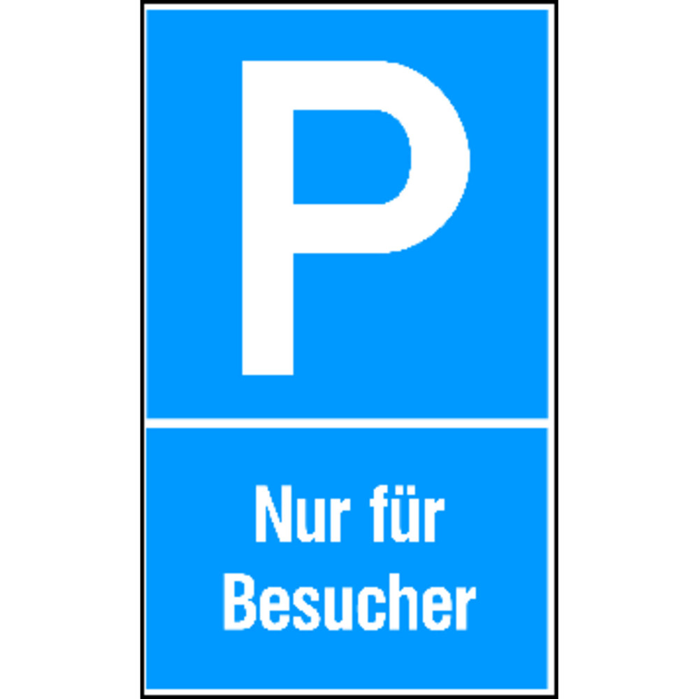 SafetyMarking® Parkplatzschild „Parken nur für Besucher“ Produktbild img1 L
