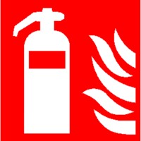 Produktbild von SafetyMarking® - Brandschutzzeichen F001 "Feuerlöscher" Alu nachleuchtend 150x1