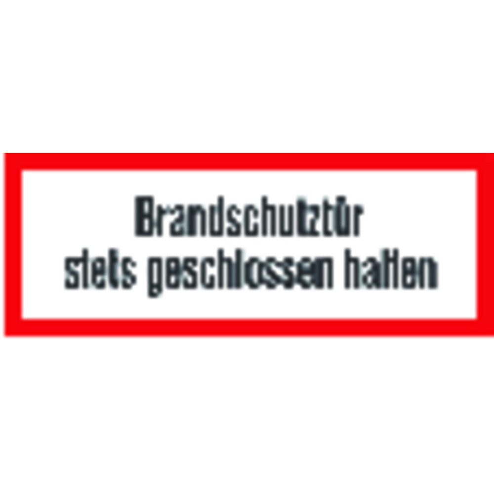 SafetyMarking® Hinweisschild „Brandschutztür geschlossen halten" Produktbild img1 L