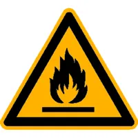 Produktbild von SafetyMarking® - Warnzeichen W021 "Warnung vor feuergefährlichen Stoffen" Alu, 