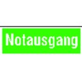 Produktbild von SafetyMarking® - Rettungsschild "Notausgang" Alu 297x105mm