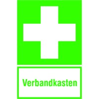 Produktbild von SafetyMarking® - Rettungszeichen E003 "Erste Hilfe" Zusatzschild "Verbandskaste