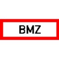 Produktbild von SafetyMarking® - Brandschutzschild "BMZ" 297x105mm Folie nachl.