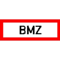 Produktbild von SafetyMarking® - Brandschutzschild "BMZ" 297x105mm Folie