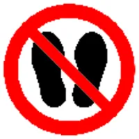 Produktbild von SafetyMarking® - Verbotszeichen P024 "Betreten der Fläche verboten" Folie ø200m
