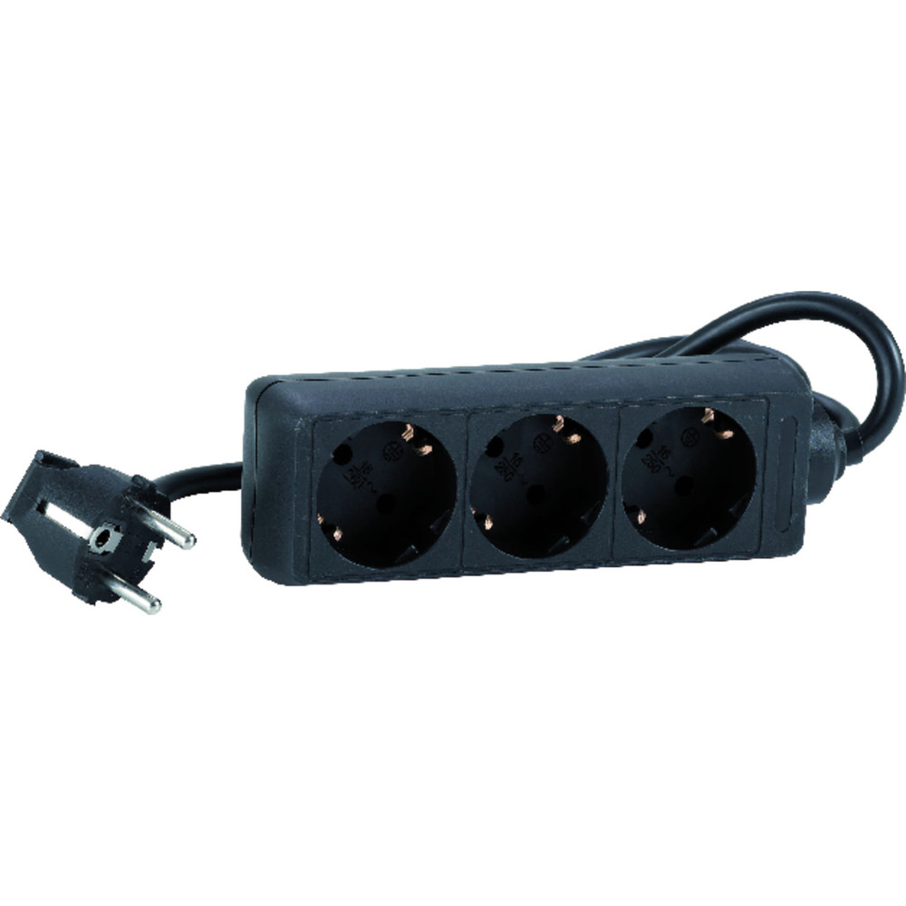 HEDI Steckdosenleiste IP20 1,4m 3-fach H05VV-F3G1,0 Produktbild img1 L
