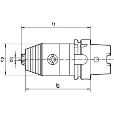 Produktbild von WTE - Präzisions-Bohrfutter DIN 69893A 0,5-13 HSK 63