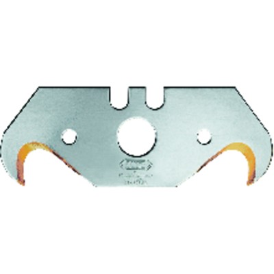 Produktbild von LUTZ BLADES® - Hakenklinge, 10 Stück TIN 60 x 18,7 x 0,65mm