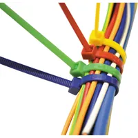 Produktbild von SapiSelco® - Kabelbinder Nylon rot 4,5x280mm 100 Stück
