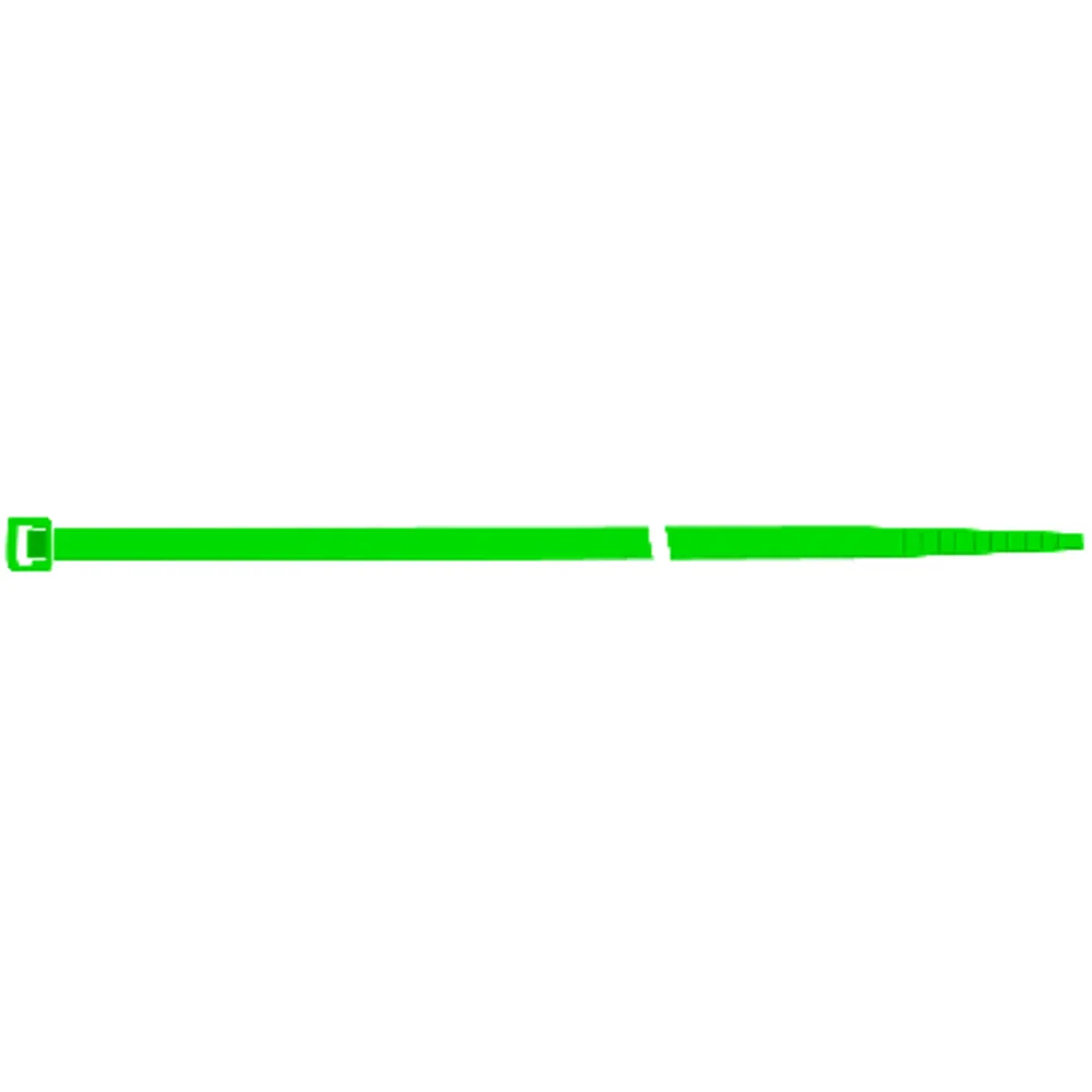 SapiSelco Kabelbinder Nylon grün 4,5x280mm 100 Stück Produktbild img1 L