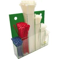 SapiSelco Kabelbinder-Set Nylon 600-teilig Wanddispay Produktbild