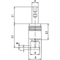 Produktbild von TAPMATIC - Gewindeschneidfutter SM4-025 M3,0-12