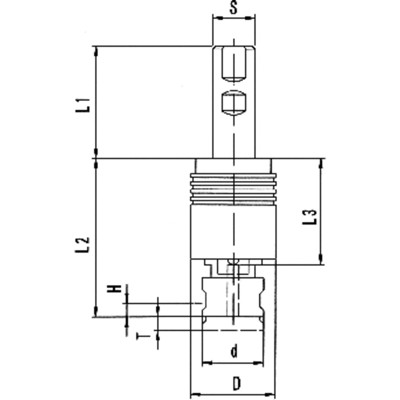 Produktbild von TAPMATIC - Gewindeschneidfutter SM4-025 M3,0-12