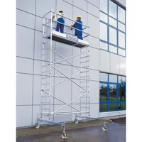 MUNK Günzburger Steigtechnik Aluminium-Rollgerüst mit Fahrbalken Produktbild