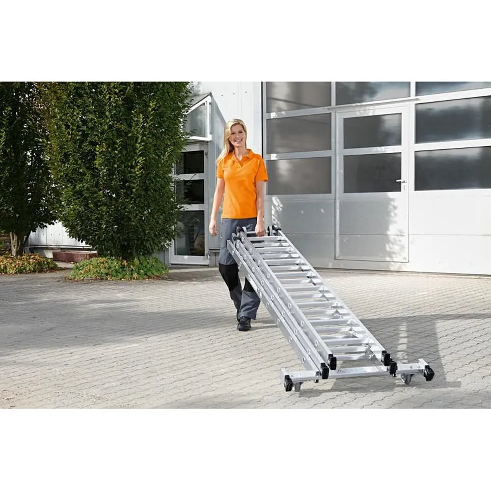 MUNK Günzburger Steigtechnik Mehrzweckleiter roll-bar Traverse 3teilig Produktbild img1 L