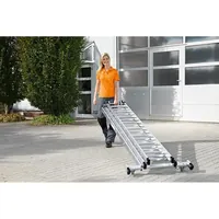 MUNK Günzburger Steigtechnik Mehrzweckleiter roll-bar Traverse 3teilig Produktbild