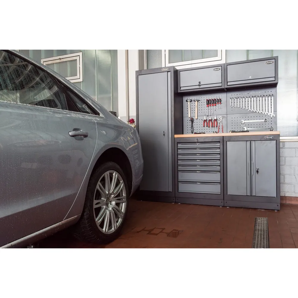 VIGOR Flügeltürschrank, hoch V6000-03, Gesamtlänge 600mm Produktbild img2 L