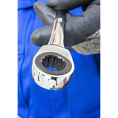 Produktbild von VIGOR® - Ratschen-Ring-Maulschlüssel, lange Ausführung V4965, 30, Gesamtlänge 3