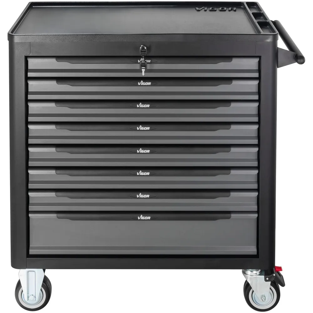 VIGOR Werkstattwagen V5434, Gesamtlänge 907mm, 499-teilig Produktbild img10 L