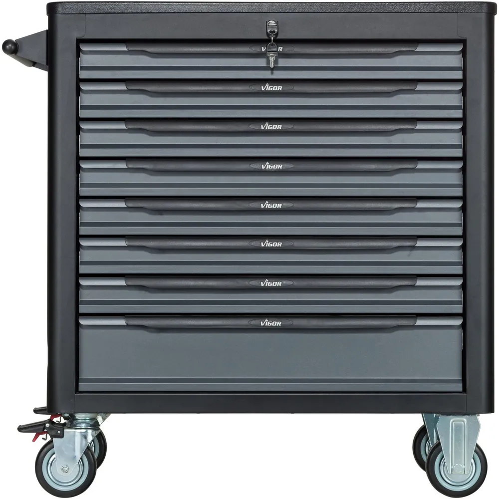 VIGOR Werkstattwagen V5434, Gesamtlänge 907mm, 499-teilig Produktbild img12 L