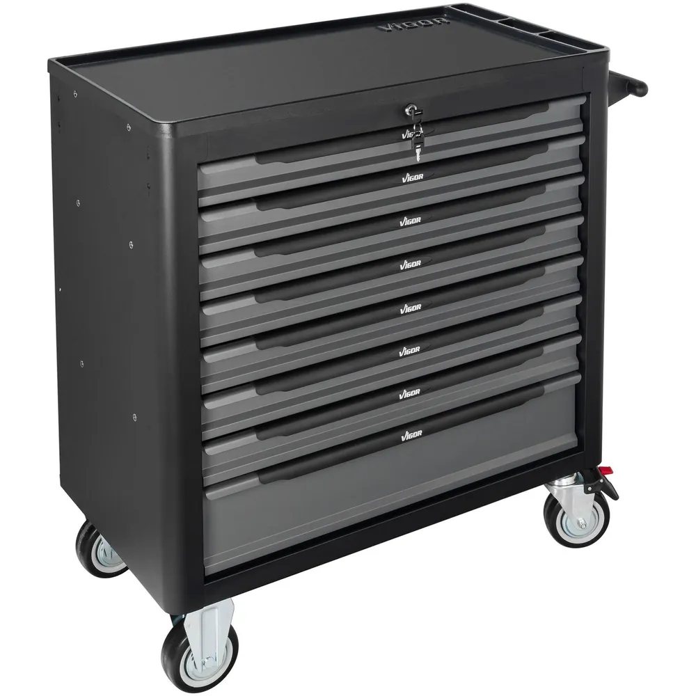 VIGOR Werkstattwagen V5434, Gesamtlänge 907mm, 499-teilig Produktbild img15 L