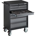 Produktbild von VIGOR® - Werkstattwagen und Satz „Black Edition“ V2379N Gesamtlänge 677mm, 164-