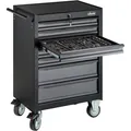 VIGOR Werkstattwagen mit Satz „Black Edition II“ V2712N Gesamtlänge 677mm, 228-teilig Produktbild img2 S