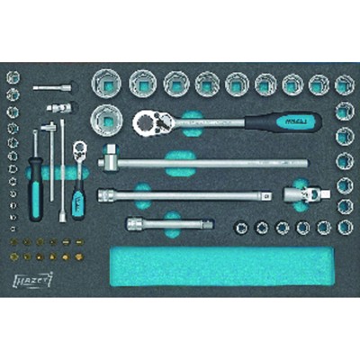 Produktbild von HAZET - Werkzeugmodul 163- 57/56 Steckschlüssel