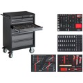 Produktbild von VIGOR® - Werkstattwagen mit Satz „Black Edition II“ V2712N Gesamtlänge 677mm, 2