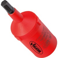 Produktbild von VIGOR® - VDE-Schraubendreher-Einsatz für Innensechskant V3344 Antrieb 1/2", SW6