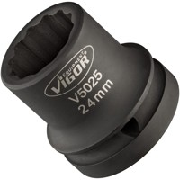 Produktbild von VIGOR® - Kraft-Steckschlüssel-Einsatz Doppel-6-kant V5025 Antrieb 3/4", SW24