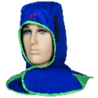 WELDAS Schweißerhaube, blau, feuerrresistent Produktbild