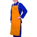 WELDAS Schürze Spaltleder GB Golden Brown 107x80cm Produktbild