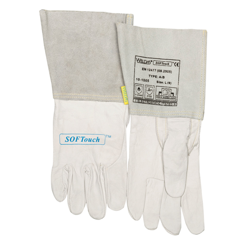 WELDAS WIG-Handschuhe Kalbsleder, Größe XL, 1 Paar Produktbild img1 L