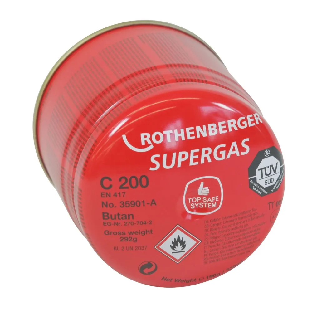 ROTHENBERGER Weichlötgerät-Zubehör C200 Gaskartusche Produktbild img2 L