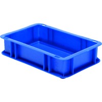 Produktbild von LA-KA-PE - Stapeltransportkasten 300 x 200 x 75mm blau