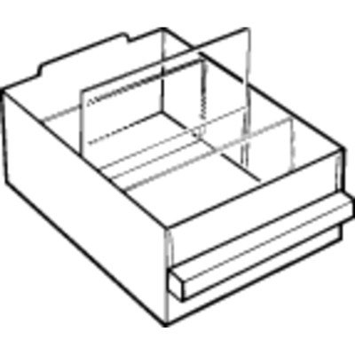 Produktbild von raaco - Ersatz-Schublade Typ B klar