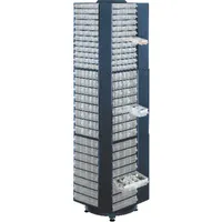 raaco Drehständer leer 1760mm hoch blau Produktbild