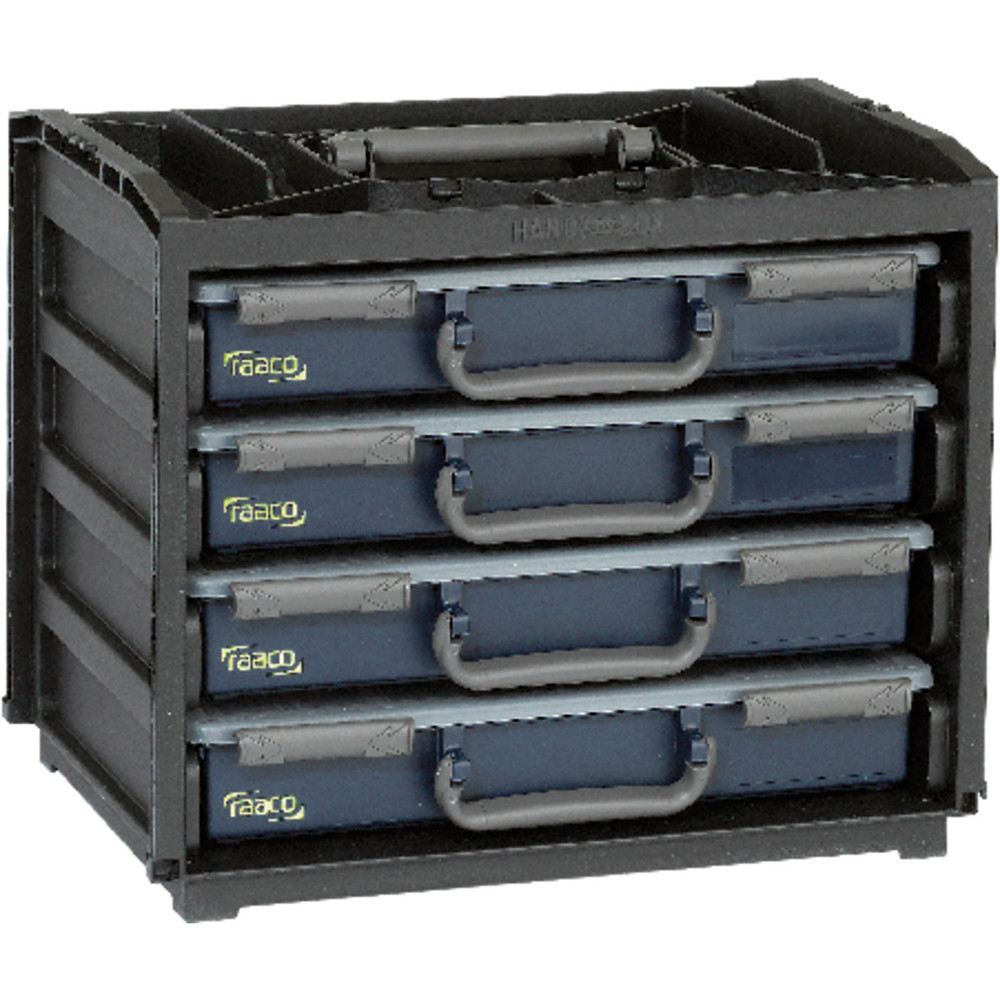 raaco Handy Box bestückt mit 4 PSC Produktbild img1 L