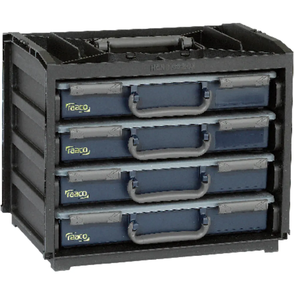 raaco Handy Box bestückt mit 4 PSC Produktbild img1 L