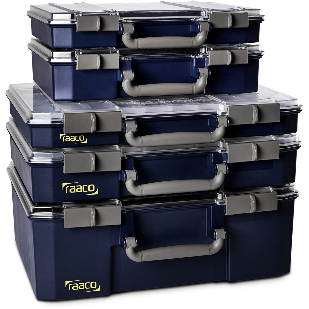 raaco robuster Sortimentskoffer mit 8 herausnehmbaren Facheinsätzen Produktbild img2 L