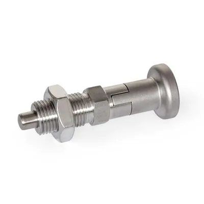 Produktbild von Ganter Norm® - Edelstahl-Rastbolzen, Werkstoff Nr. 1.4401 (A4), mit Rastsperre 