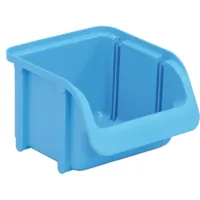 Produktbild von hünersdorff - Sichtlagerkasten 115 x 102 x 74mm 1,4kg blau PP lebensmittelecht