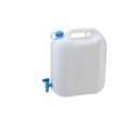 Produktbild von hünersdorff - Wasserkan. 22l Ablassh. HDPE nat. bruchsi 190x415x440mm Gew.38mm