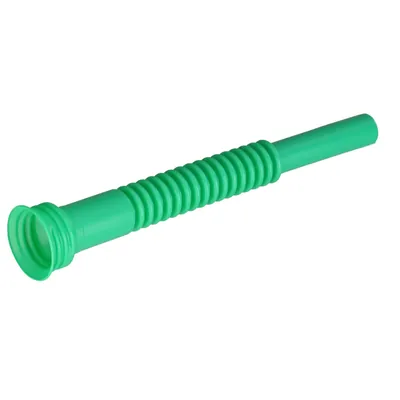 Produktbild von NOBRAND - Ausl.r. HDPE 275mm ØGew.38mm flexibel grün ger. Falt.ba.